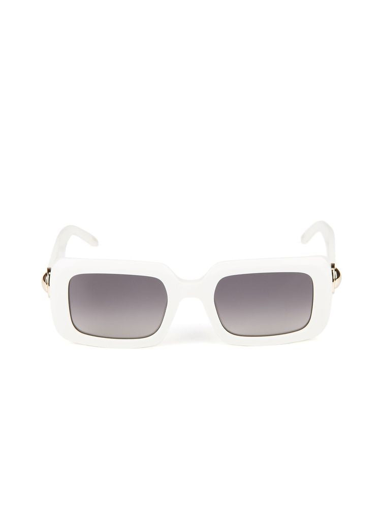 Furla SFU980 Cream Acetate Sunglasses — White, view 4
