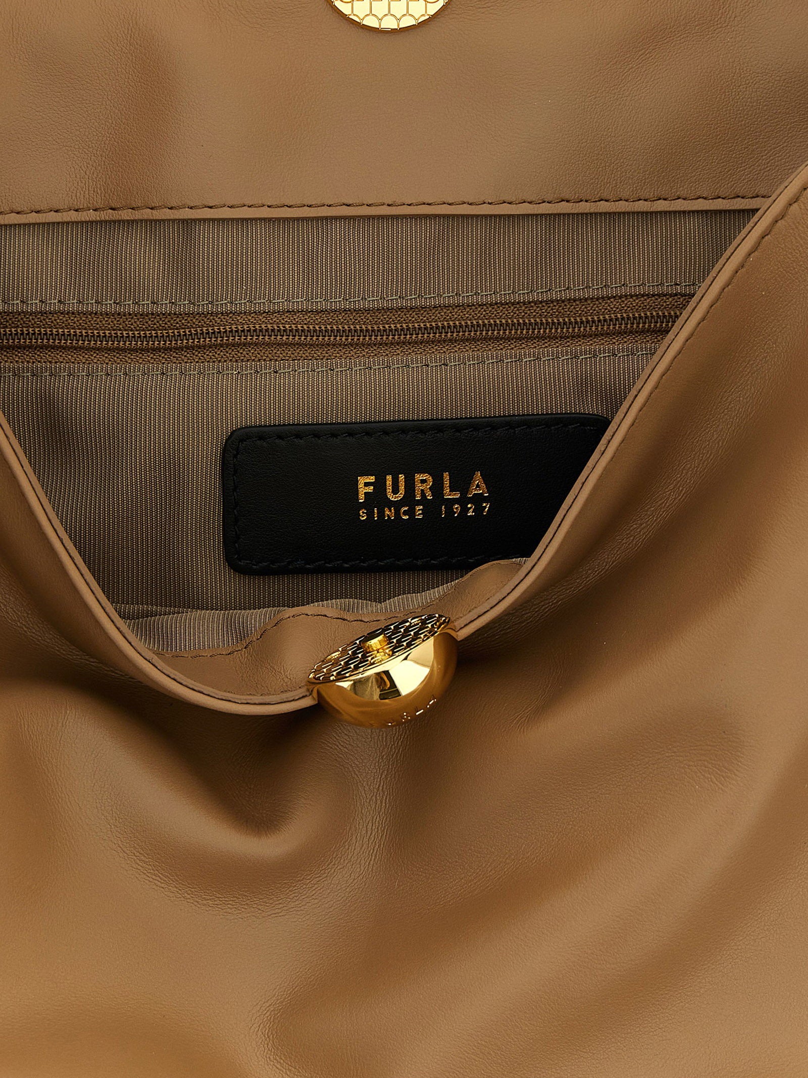 Furla Shoulder Bag — Tan, view 4