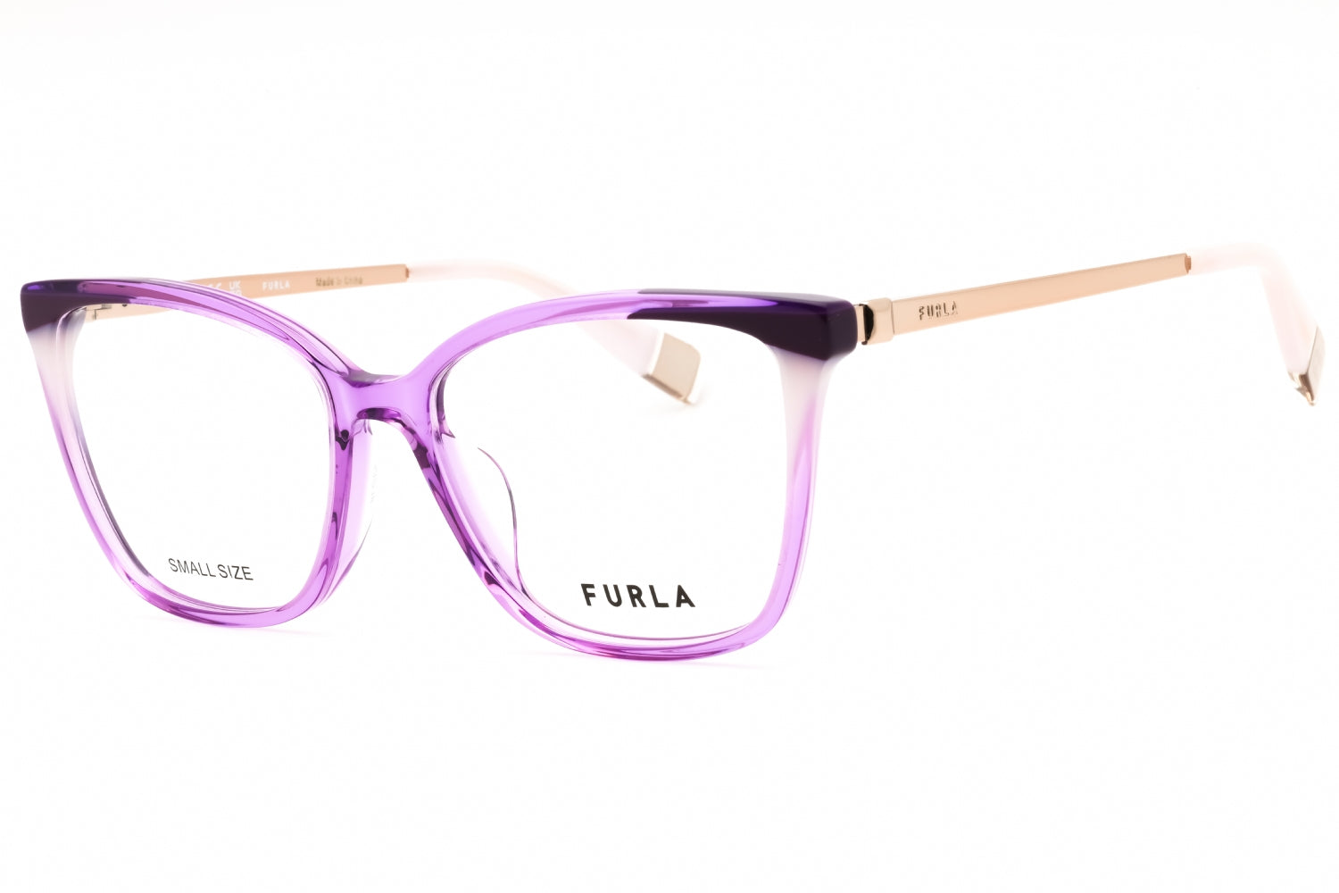 Furla VFU723V Cat-Eye Acetate Eyeglasses — Purple by Furla