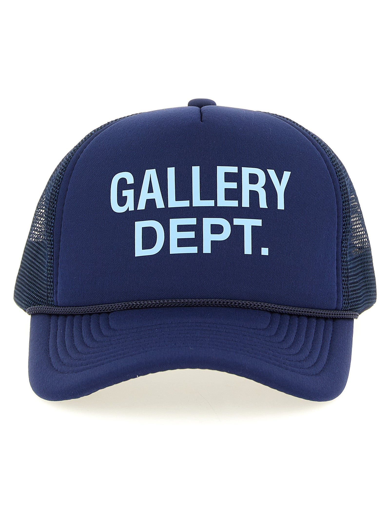 Gallery Dept. GA330674BM Logo-Embroidered Trucker Baseball Cap — Blue by Gallery Dept