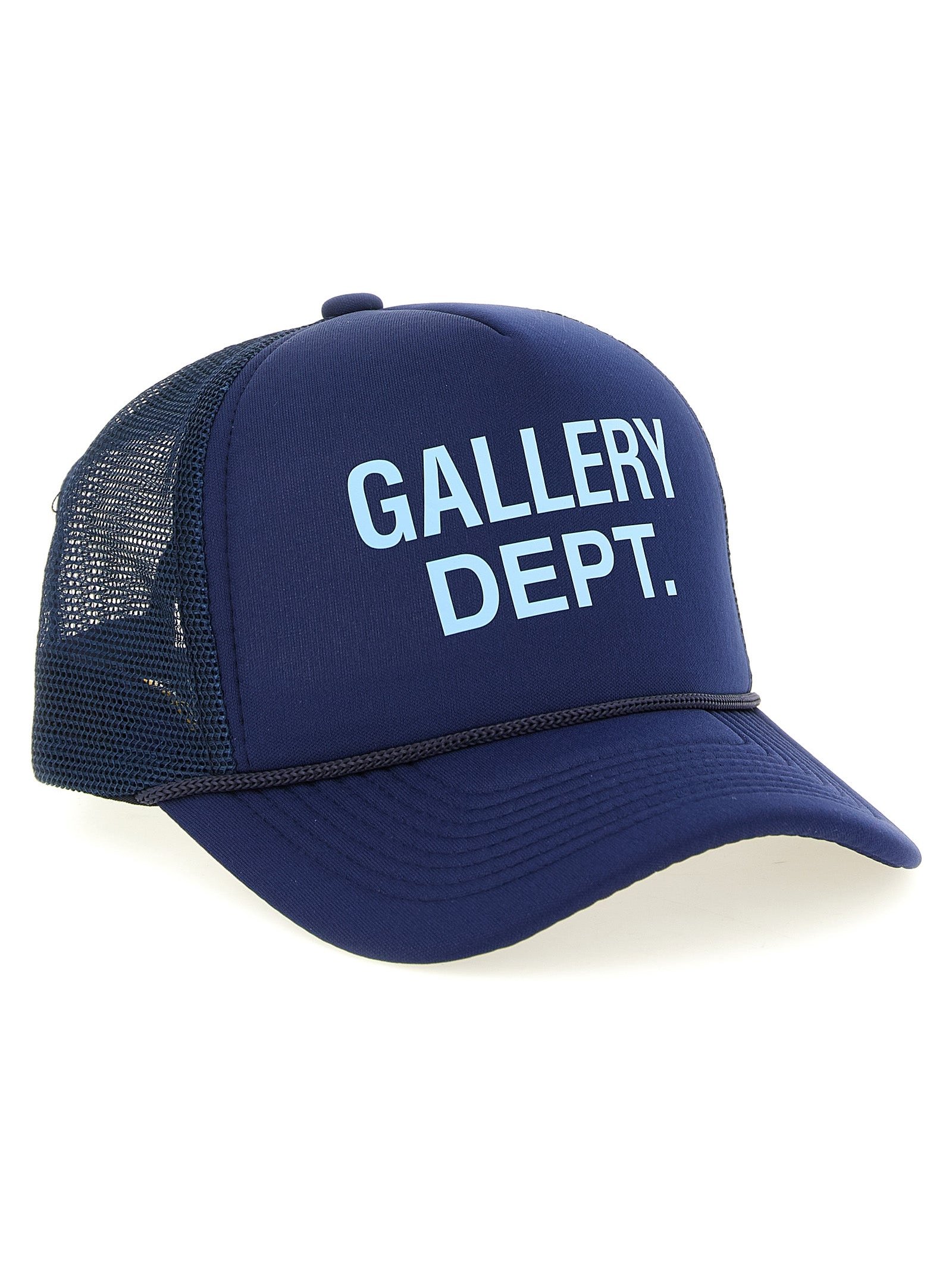Gallery Dept. GA330674BM Logo-Embroidered Trucker Baseball Cap — Blue, view 2