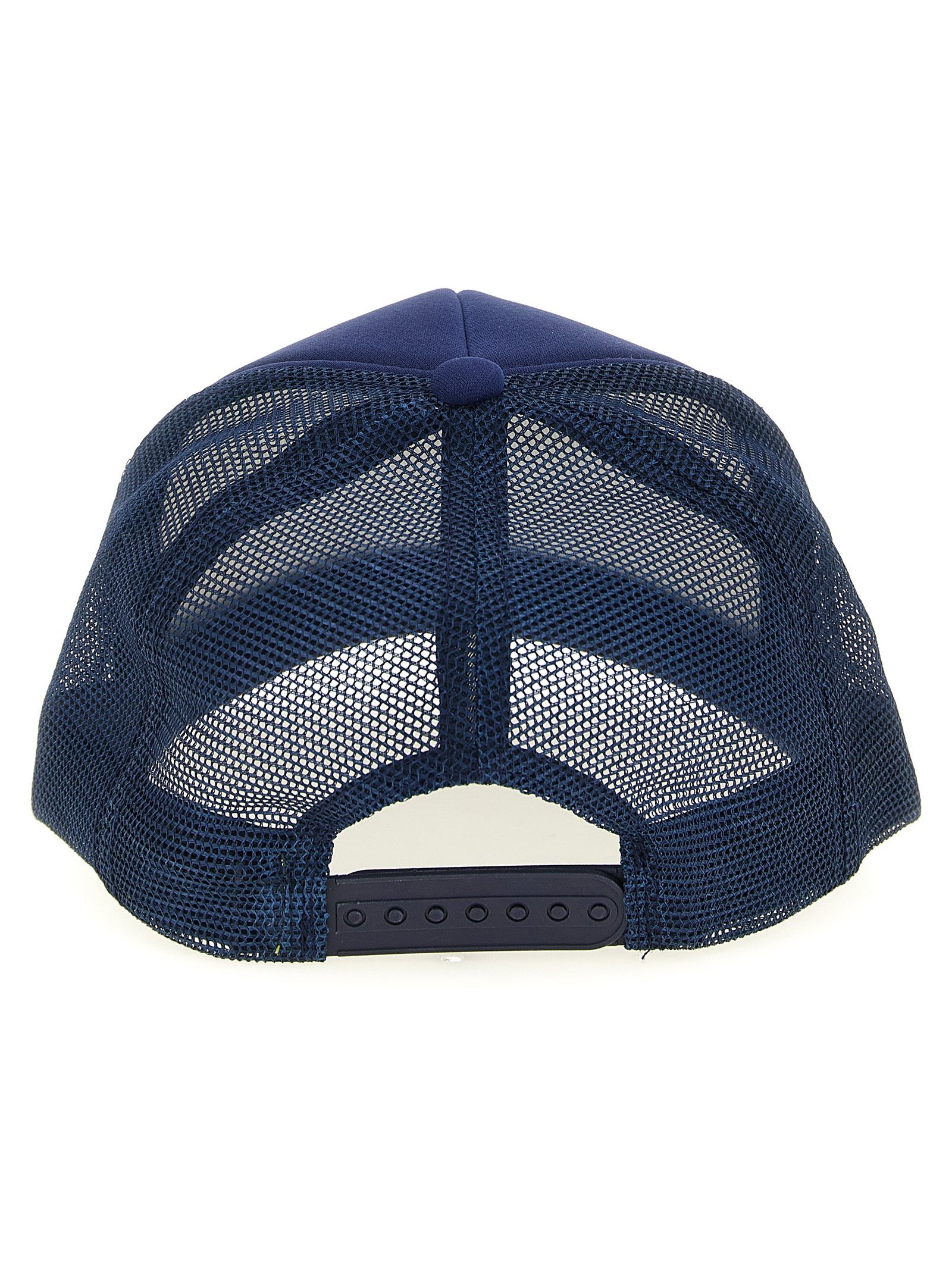 Gallery Dept. GA330674BM Logo-Embroidered Trucker Baseball Cap — Blue, view 3