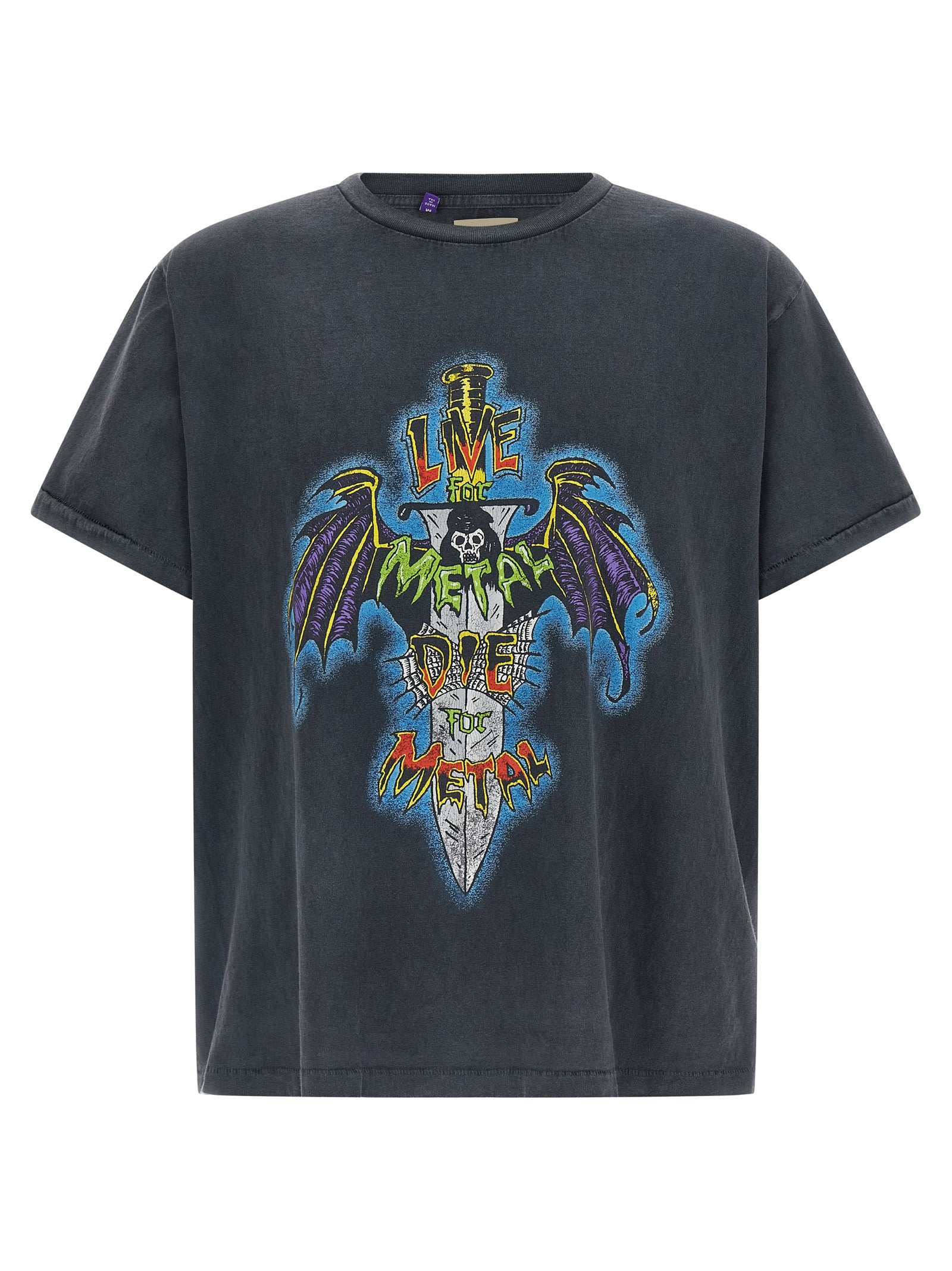 Gallery Dept. Live For Metal Graphic Print T-Shirt — Black by Gallery Dept