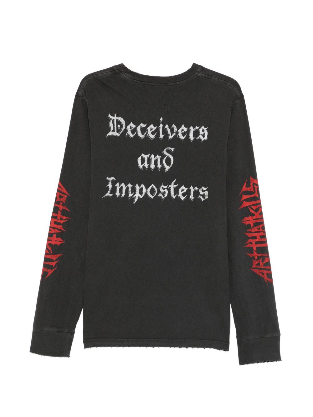 Gallery Dept. Graphic-Print Cotton T-Shirt — Black by Gallery Dept