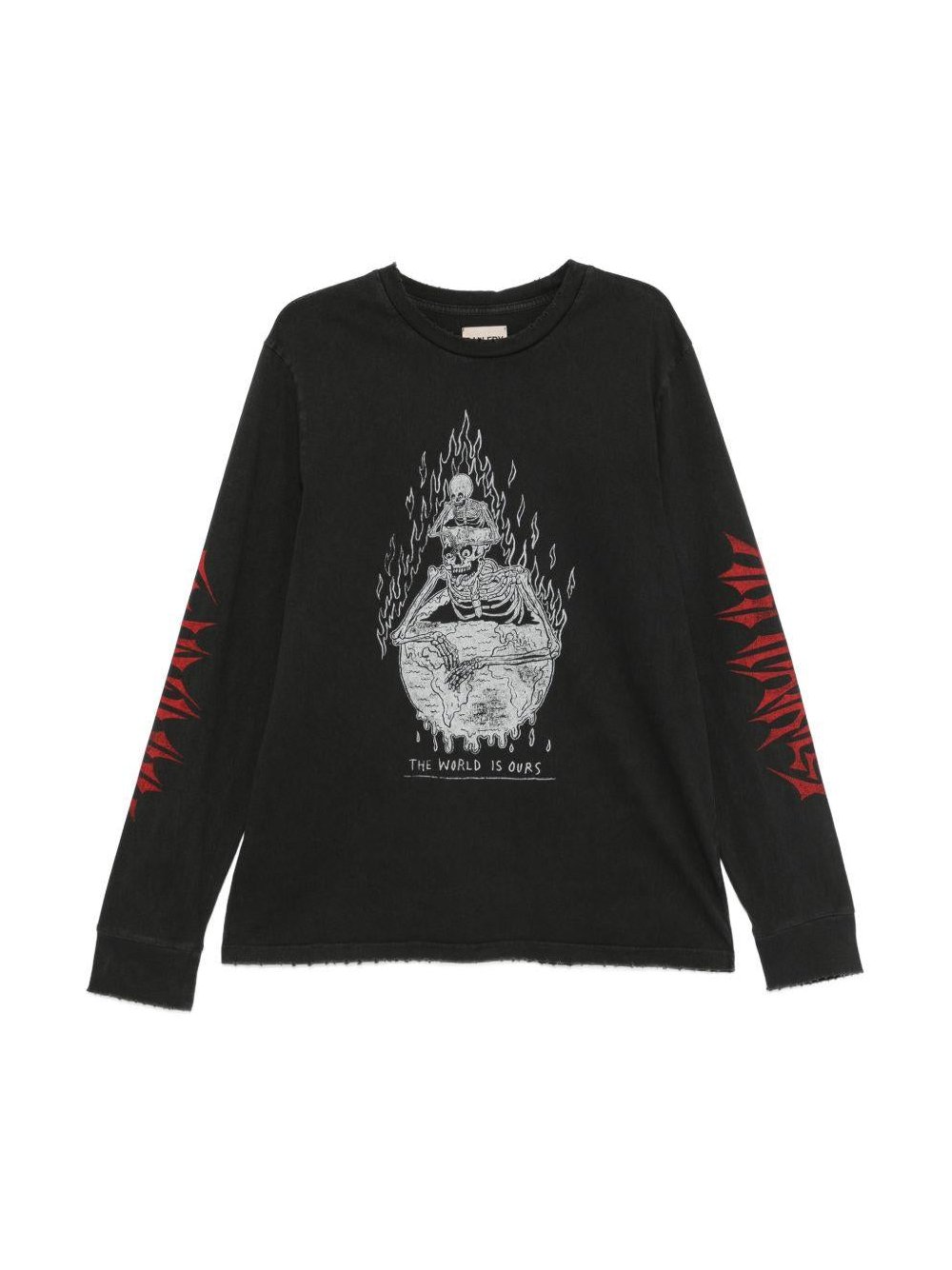 Gallery Dept. Graphic-Print Cotton T-Shirt — Black, view 3