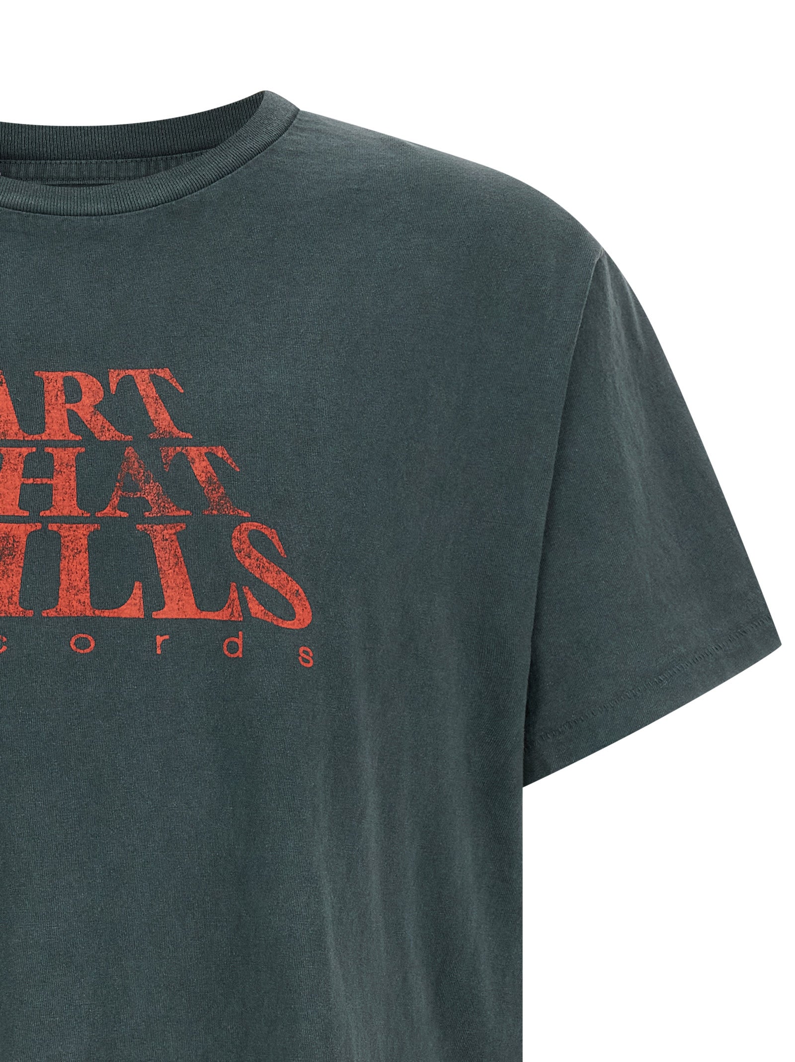 Gallery Dept. Graphic Print Cotton T-Shirt — Gray, view 3