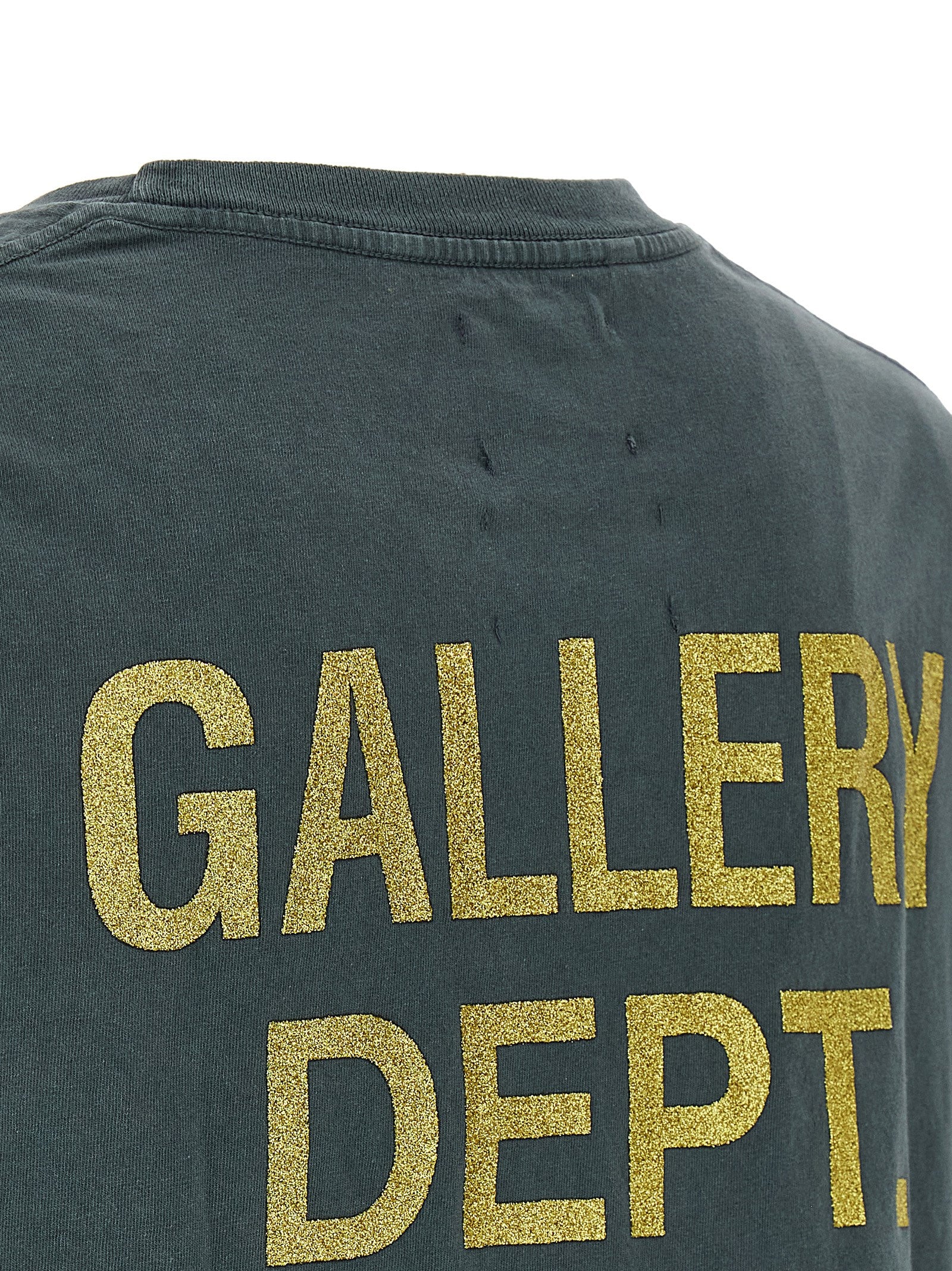 Gallery Dept. Graphic Print Cotton T-Shirt — Gray, view 4