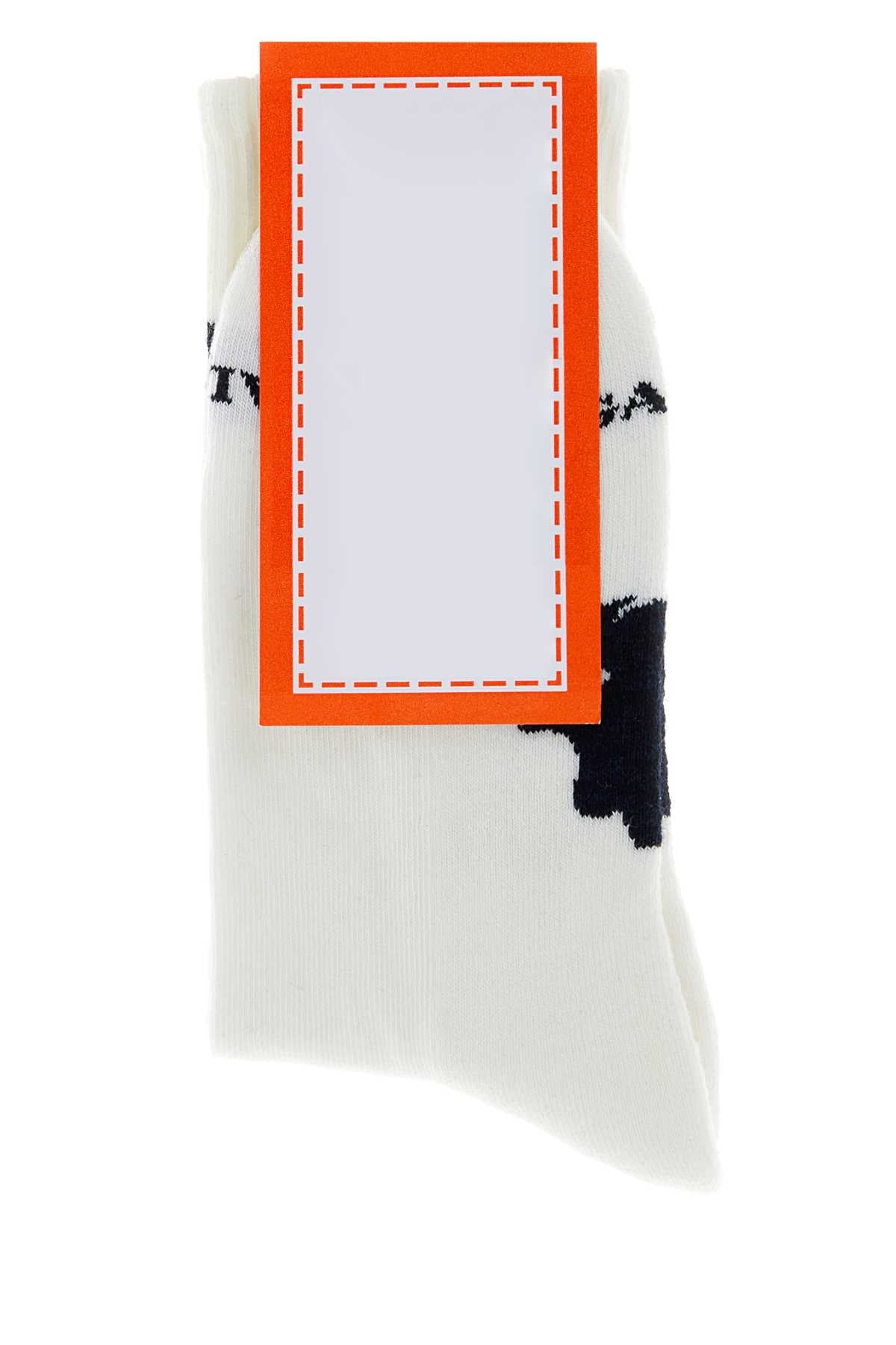 Gallo Mezza Socks — White, view 2