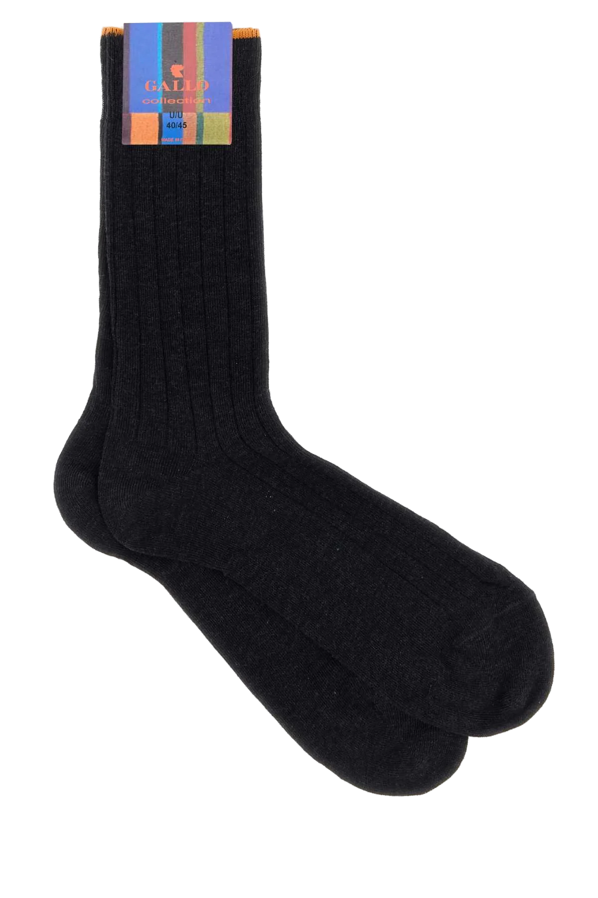 Gallo Stretch Cotton Blend Socks — Gray by Gallo