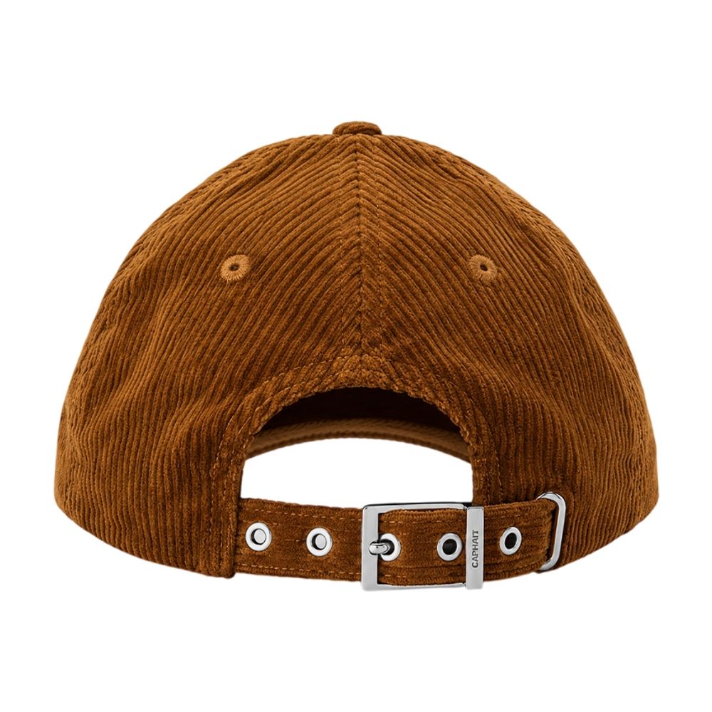 Ganni B3020261-900 Corduroy Baseball Cap — Brown, view 2