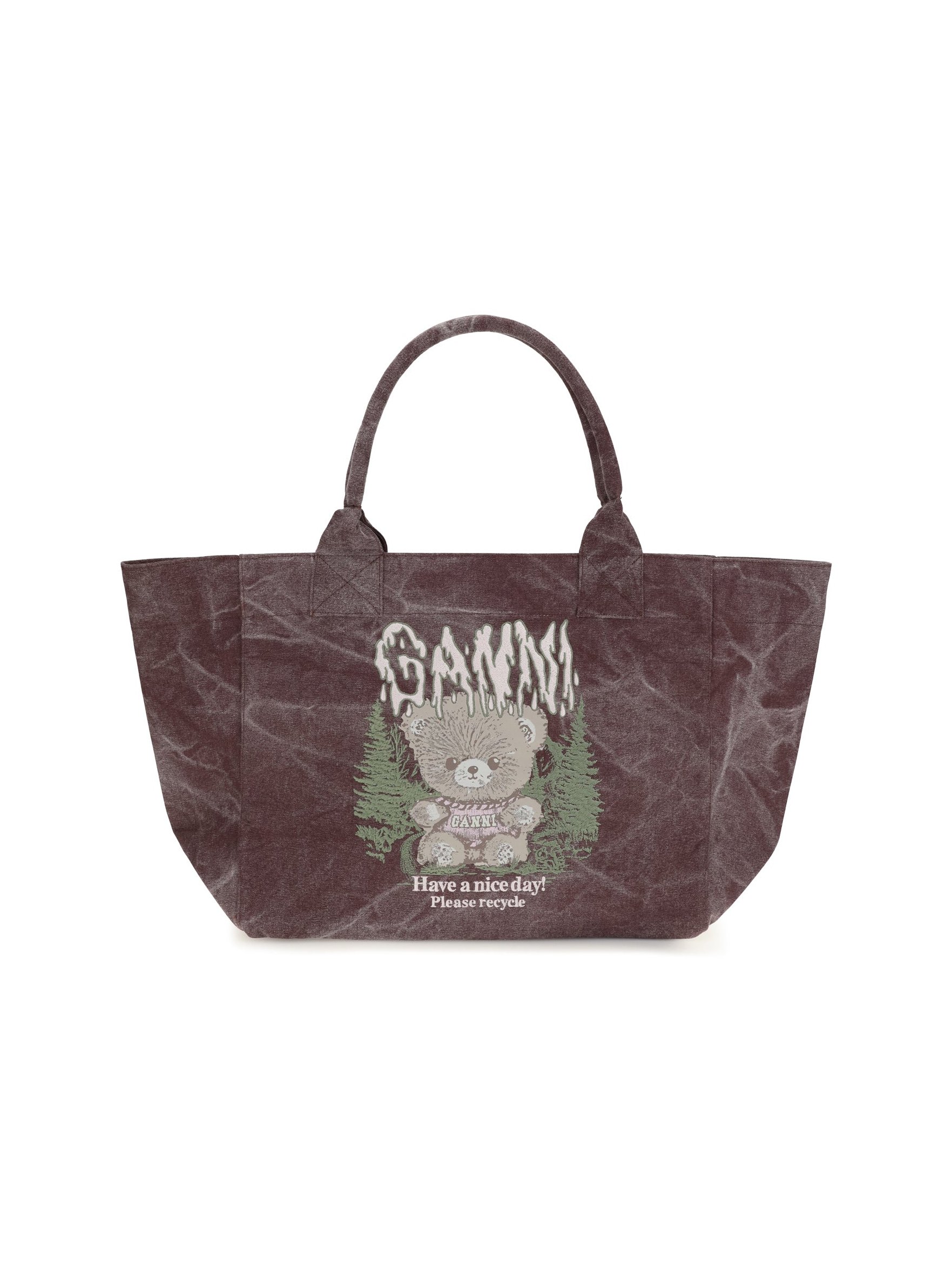 Ganni Tote Bag — Brown by Ganni