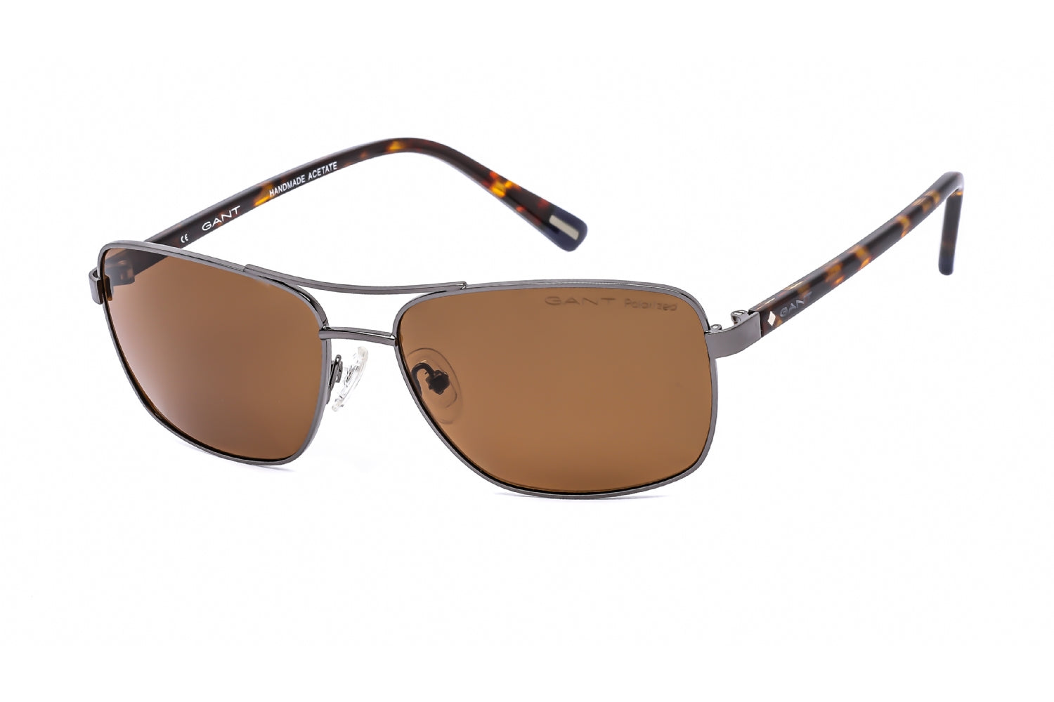 Gant GA7063 Polarized Metal Sunglasses — Brown by Gant