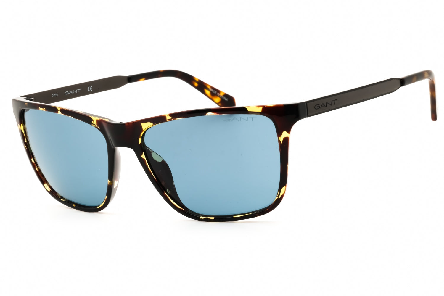 Gant GA7189 Tortoiseshell Rectangular Sunglasses — Brown by Gant