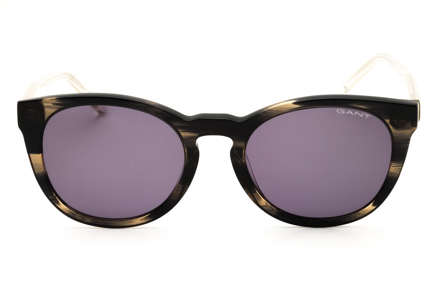 Gant GA7196 Tortoiseshell Round-Frame Sunglasses — Tortoiseshell, view 2