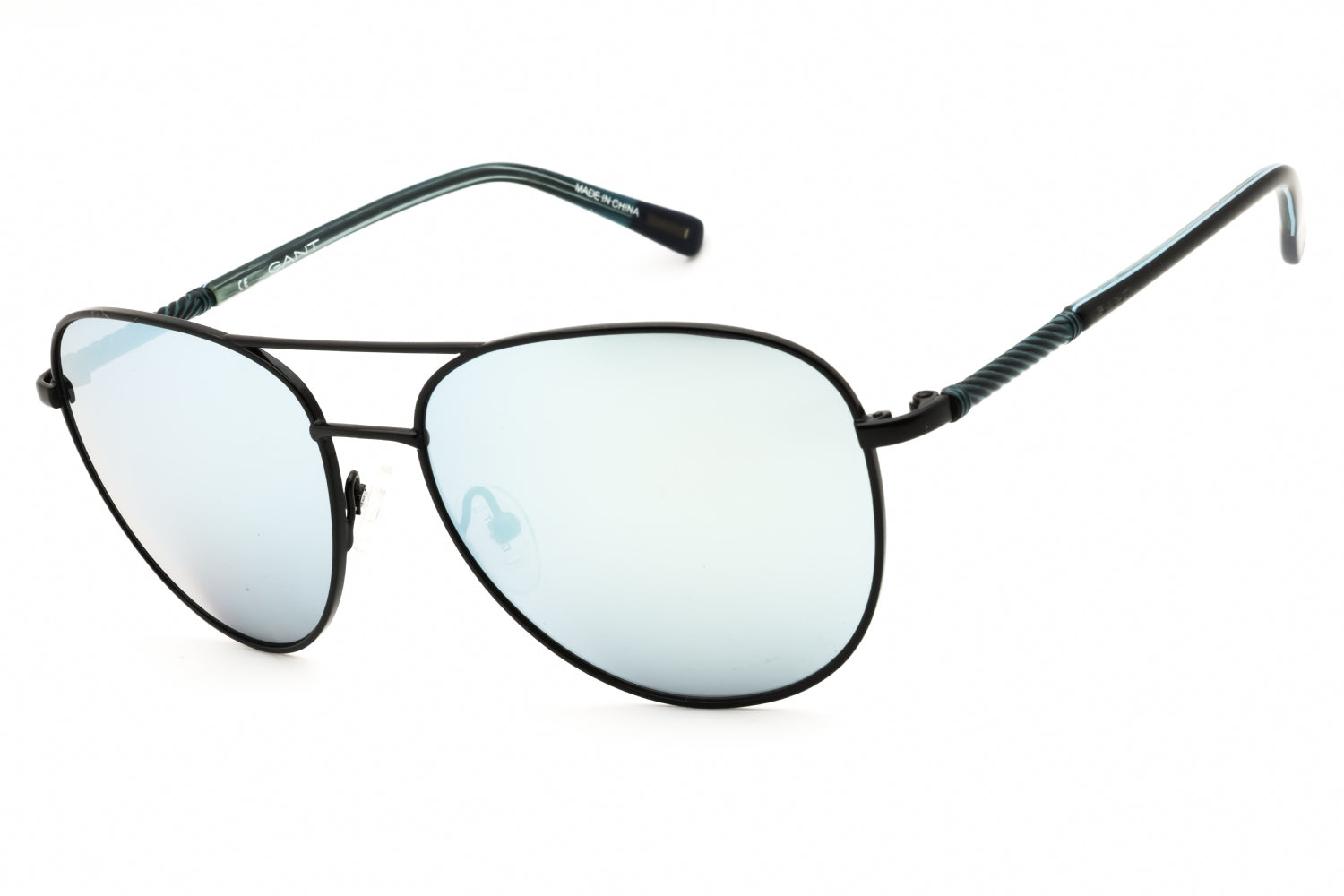 Gant GA8039 Aviator Mirror Sunglasses — Black by Gant