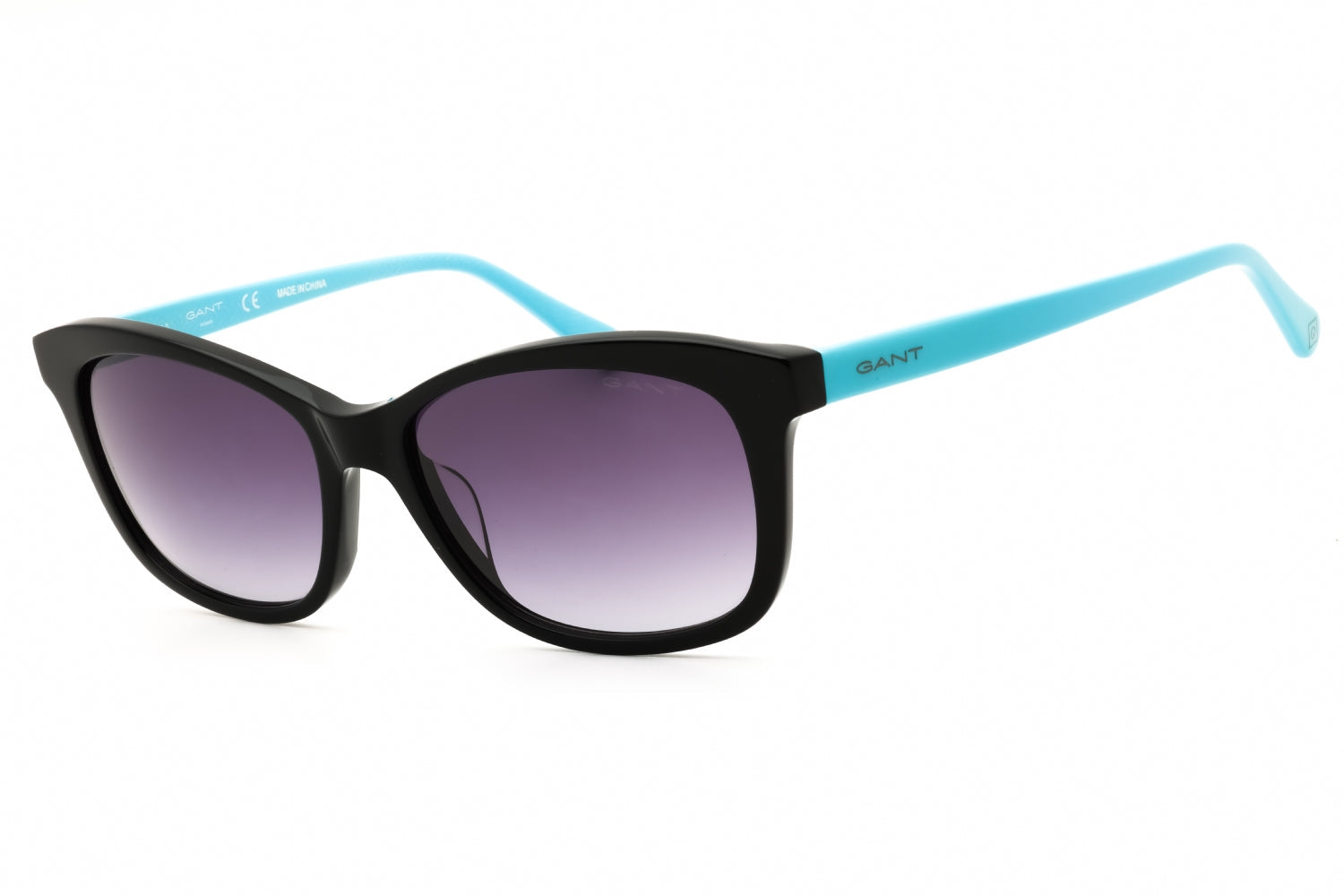 Gant GA8078 Rectangular Gradient Smoke Sunglasses — Black by Gant