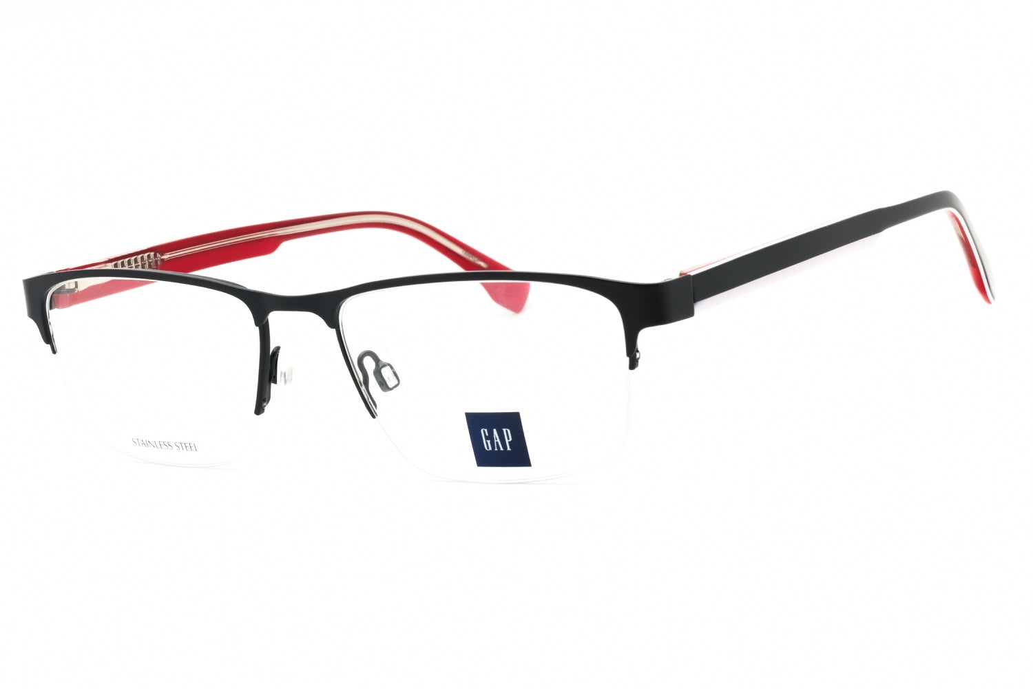 Gap VGP012 Rectangular Metal Eyeglasses — Black by Gap