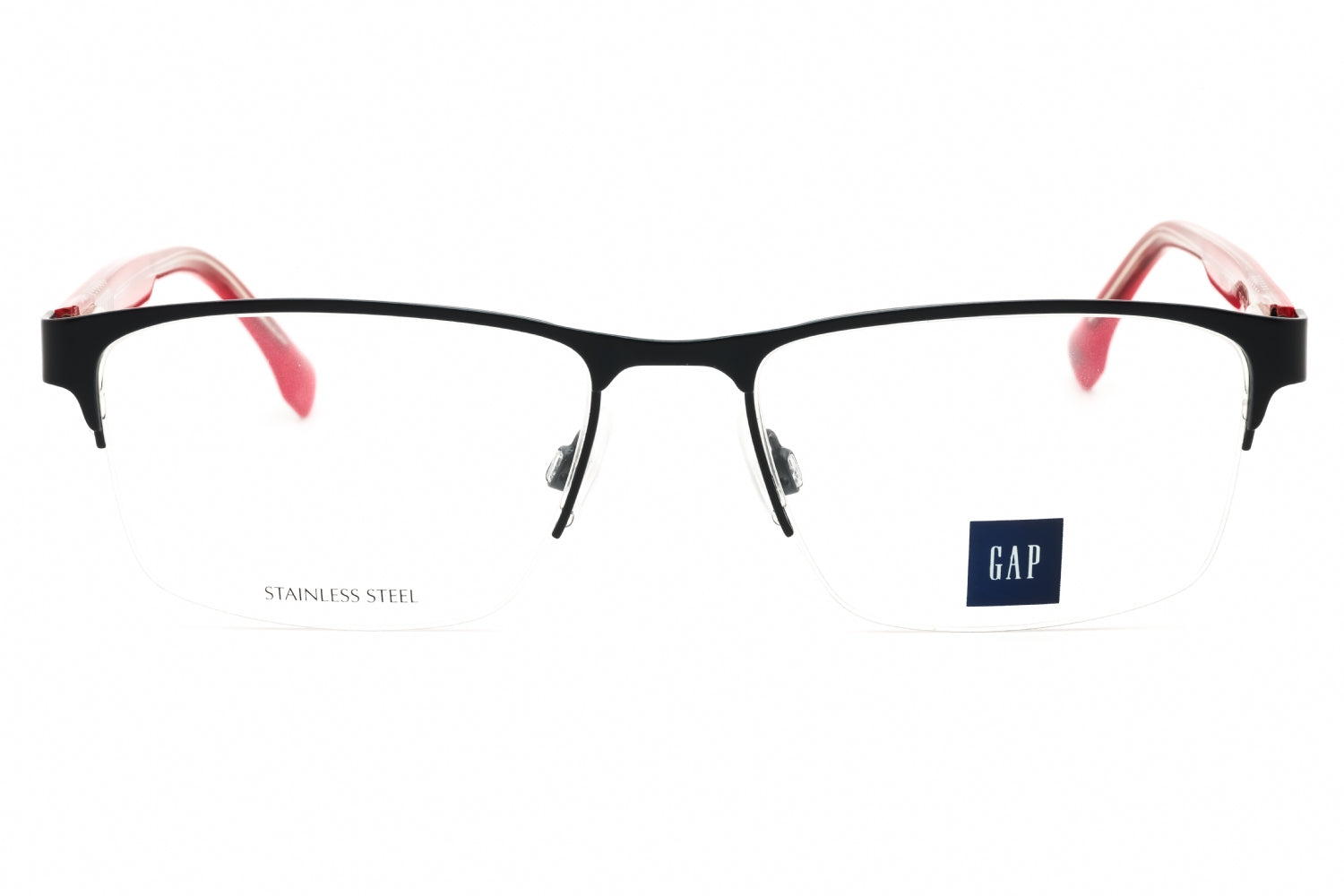 Gap VGP012 Rectangular Metal Eyeglasses — Black, view 2