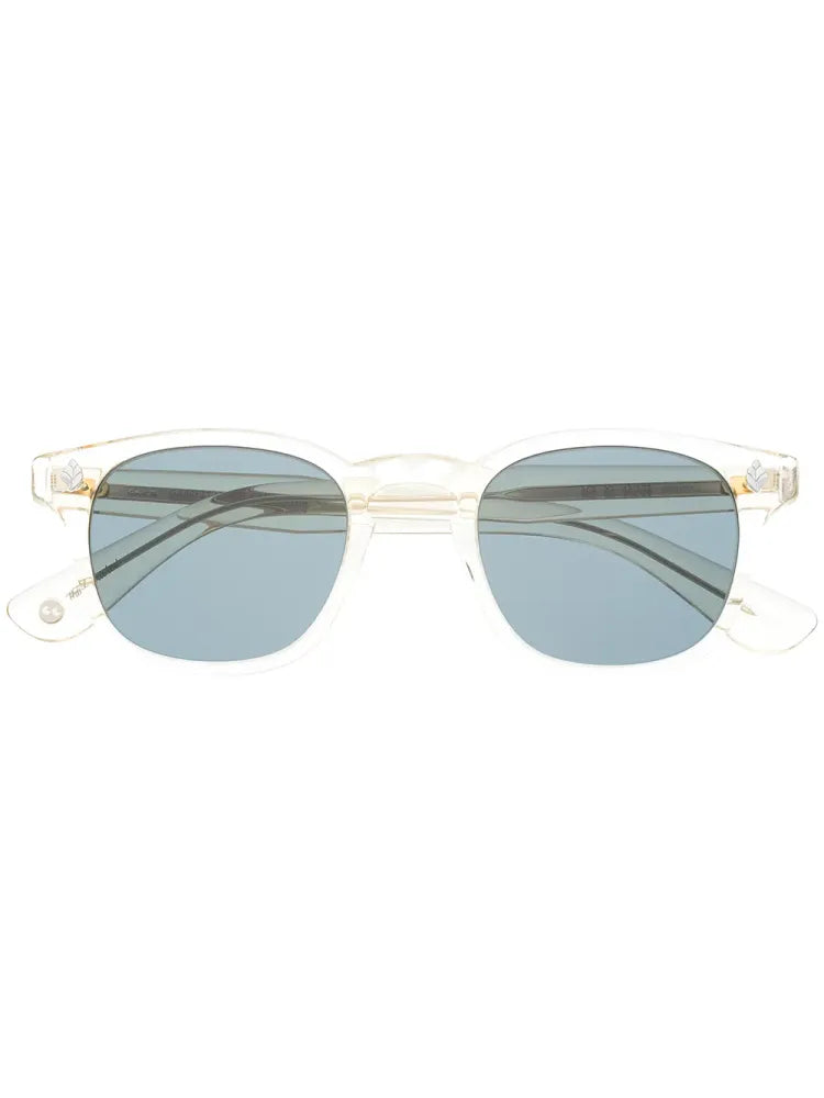 Garrett Leight ACE Crystal Clear Acetate Sunglasses — Clear by Garrett Leight