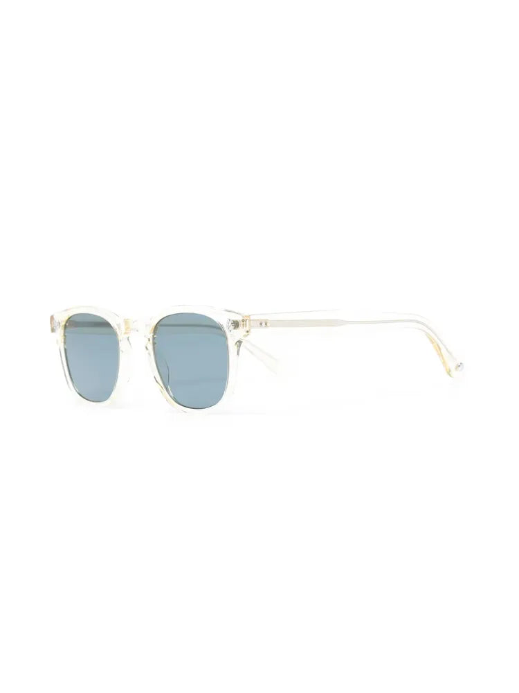 Garrett Leight ACE Crystal Clear Acetate Sunglasses — Clear, view 2