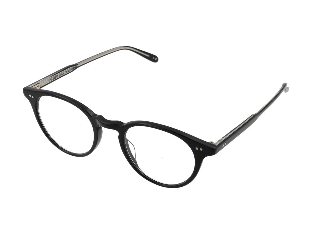 Garrett Leight Clune Eyeglasses — Black, view 2