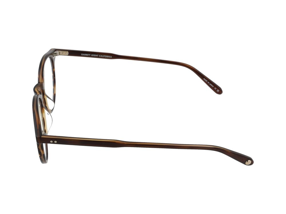 Garrett Leight Clune Eyeglasses — Brandy Tortoise, view 3