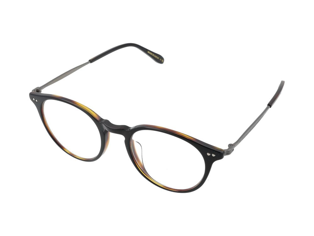 Garrett Leight Clune Eyeglasses — Ebony Tortoise, view 2