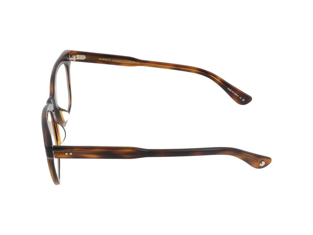 Garrett Leight El Acetate Frame Eyeglasses — Tortoiseshell Brown, view 3