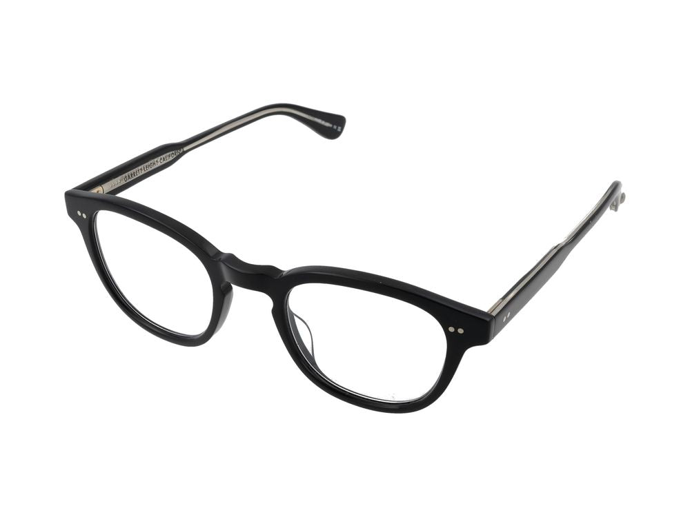 Garrett Leight Evan Eyeglasses — Black, view 2