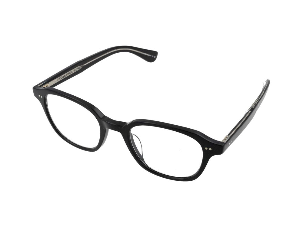Garrett Leight Lachman Eyeglasses — Black, view 2