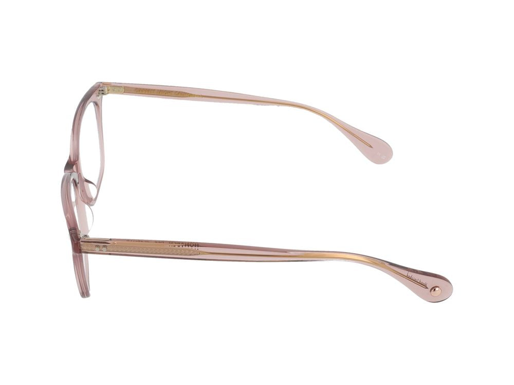 Garrett Leight Monarch Eyeglasses — Desert Rose, view 3