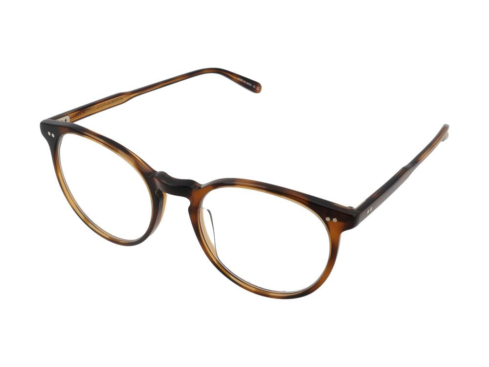 Garrett Leight Morningside Eyeglasses — Spotted Brown Shell, view 2