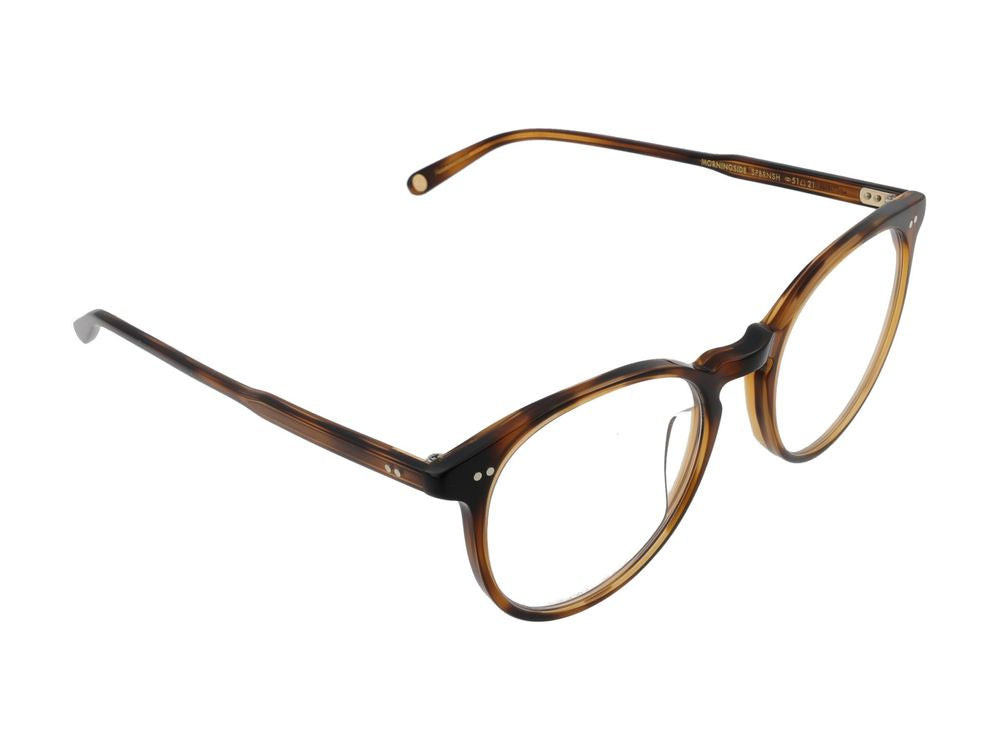 Garrett Leight Morningside Eyeglasses — Spotted Brown Shell, view 4
