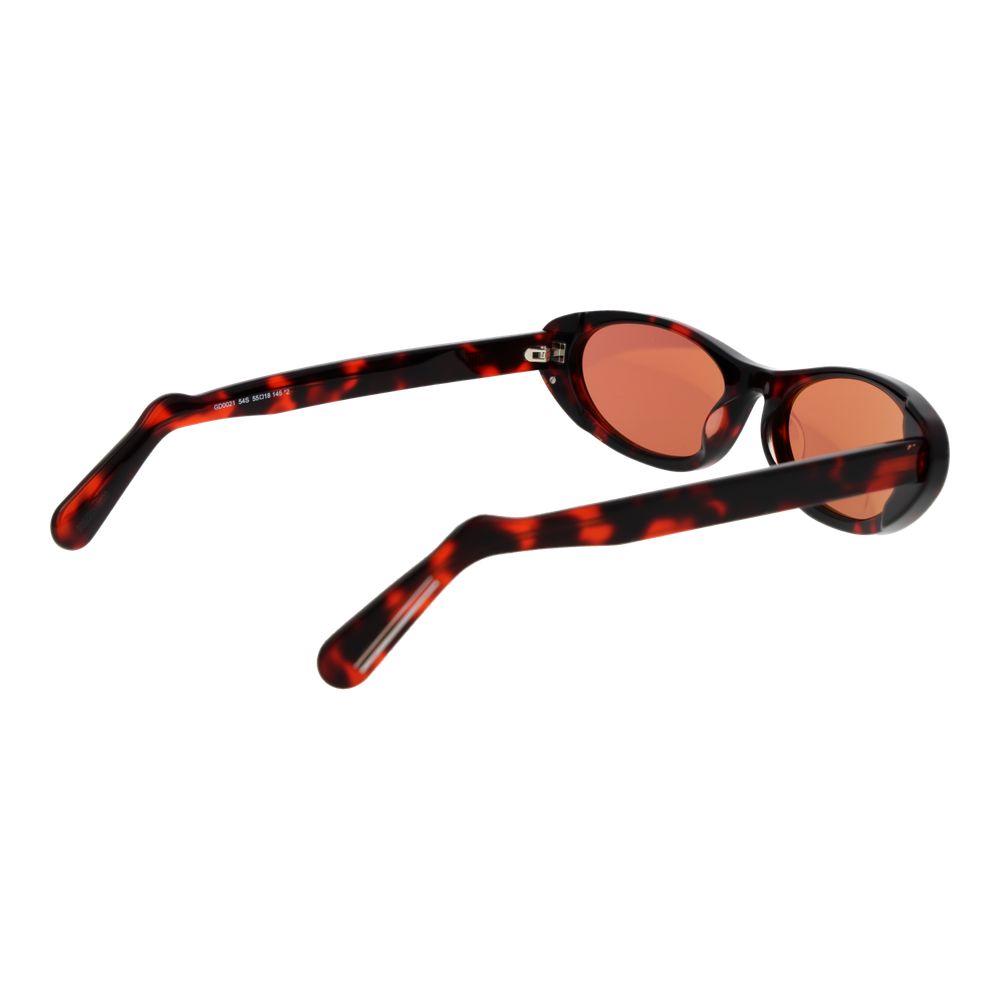 GCDS GC-1066157 Tortoiseshell Oval Sunglasses — Black, view 3