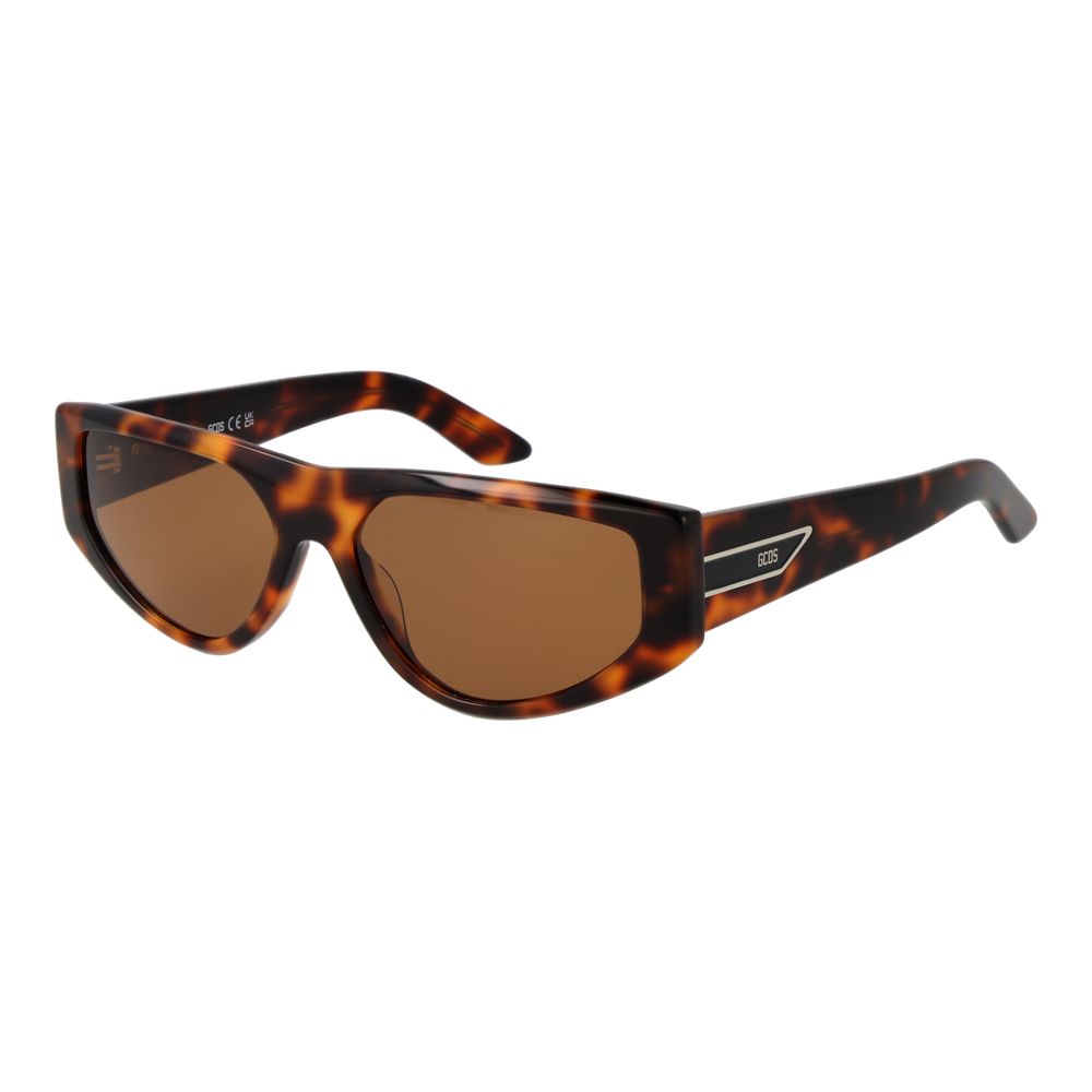 GCDS GC-1066171 Tortoiseshell Plastic Sunglasses — Brown by GCDS