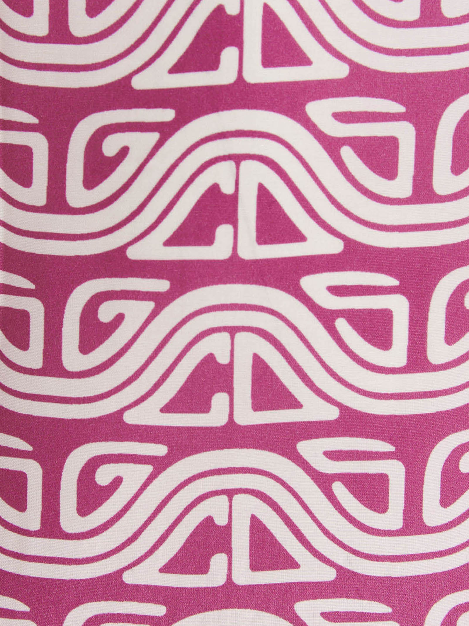 Gcds Waved Logo Print Shirt — Pink, view 4
