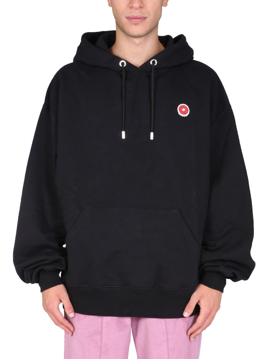 GCDS Hooded Sweatshirt — Black by GCDS