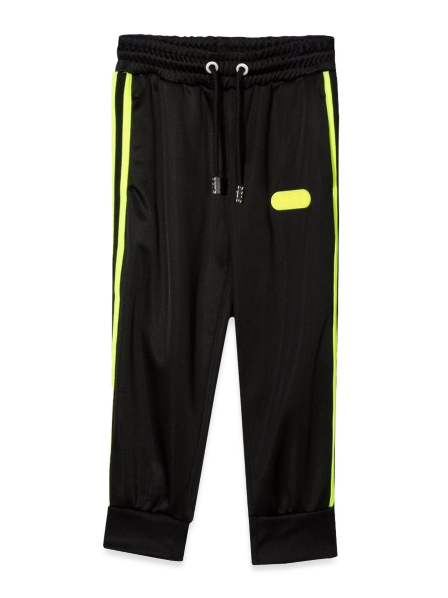 GCDS Tailored Polyester Trousers — Black by GCDS