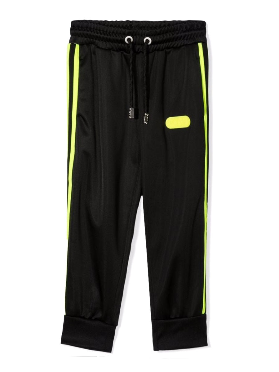GCDS Tailored Polyester Trousers — Black, view 4