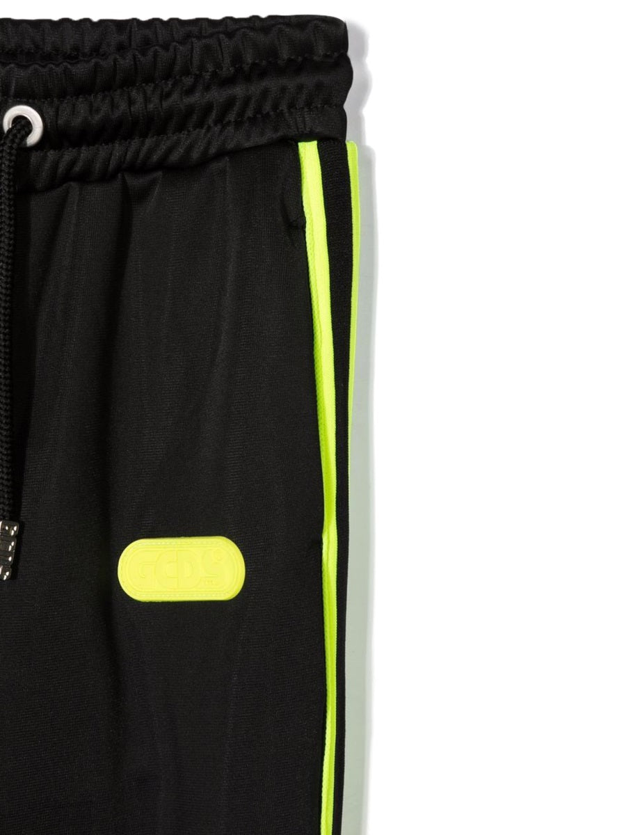GCDS Tailored Polyester Trousers — Black, view 5