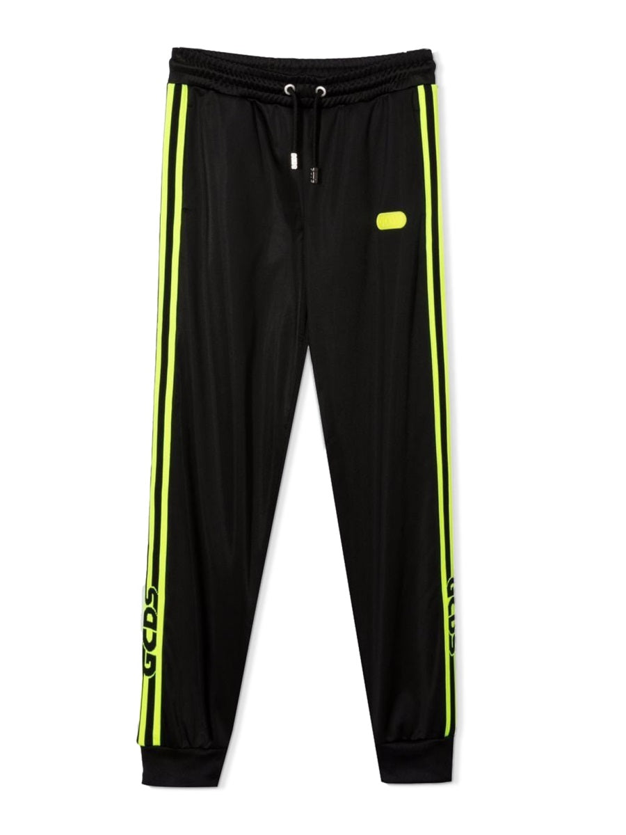 GCDS Tailored Polyester Trousers — Black by GCDS