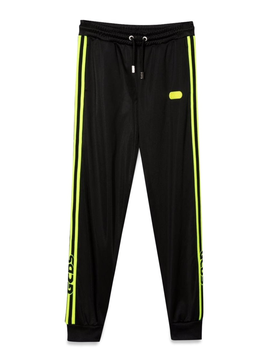 GCDS Tailored Polyester Trousers — Black, view 4