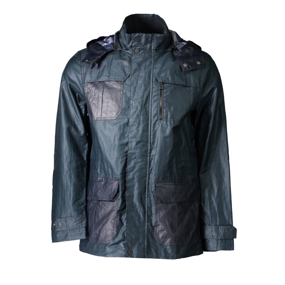 Geox Contrast-Pocket Polyester Jacket — Green by Geox