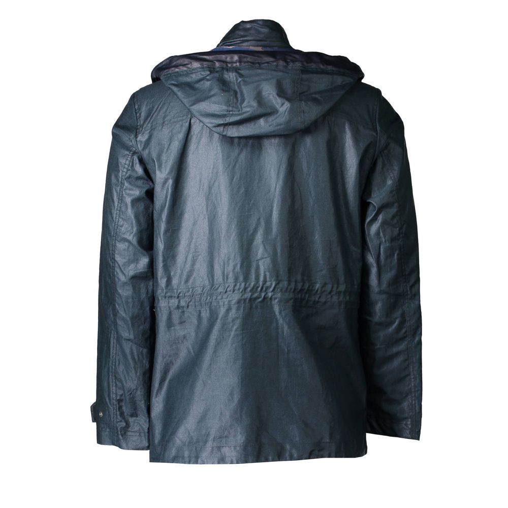 Geox Contrast-Pocket Polyester Jacket — Green, view 2