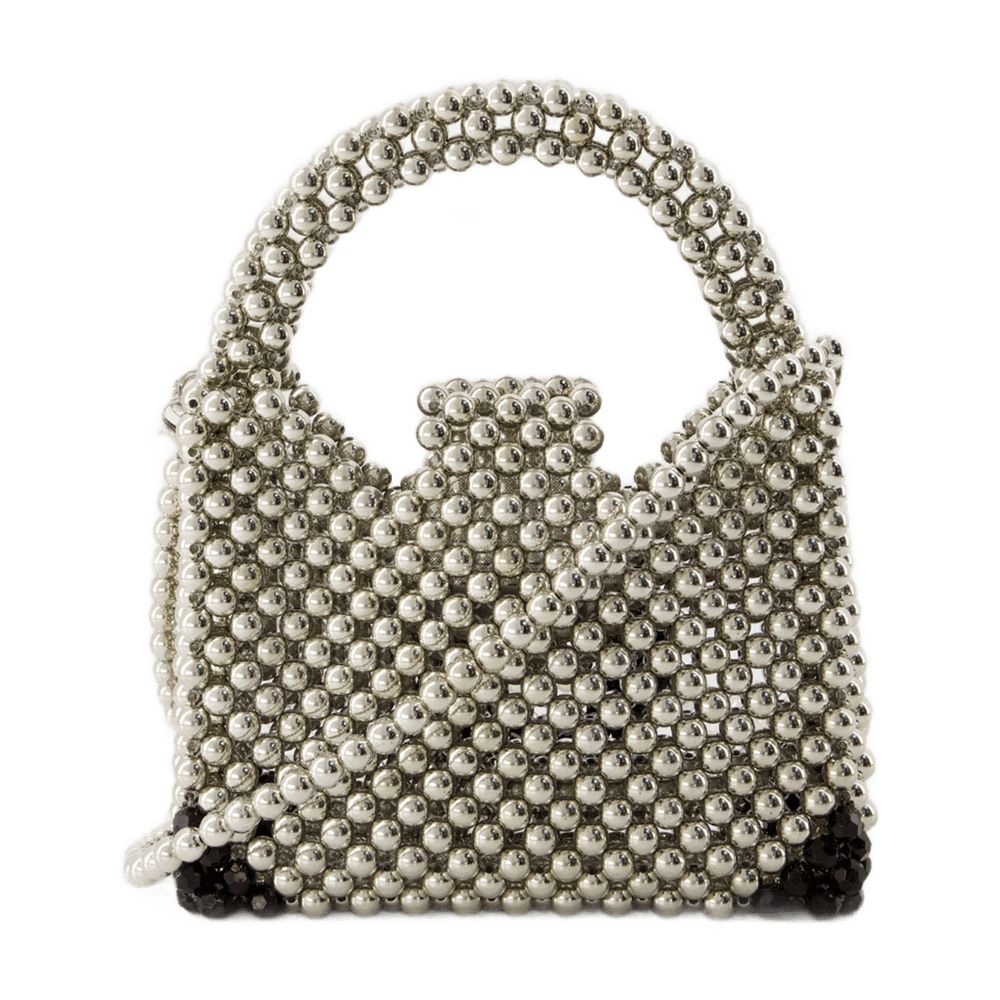 Germanier Top Handle Bag — Silver by Germanier
