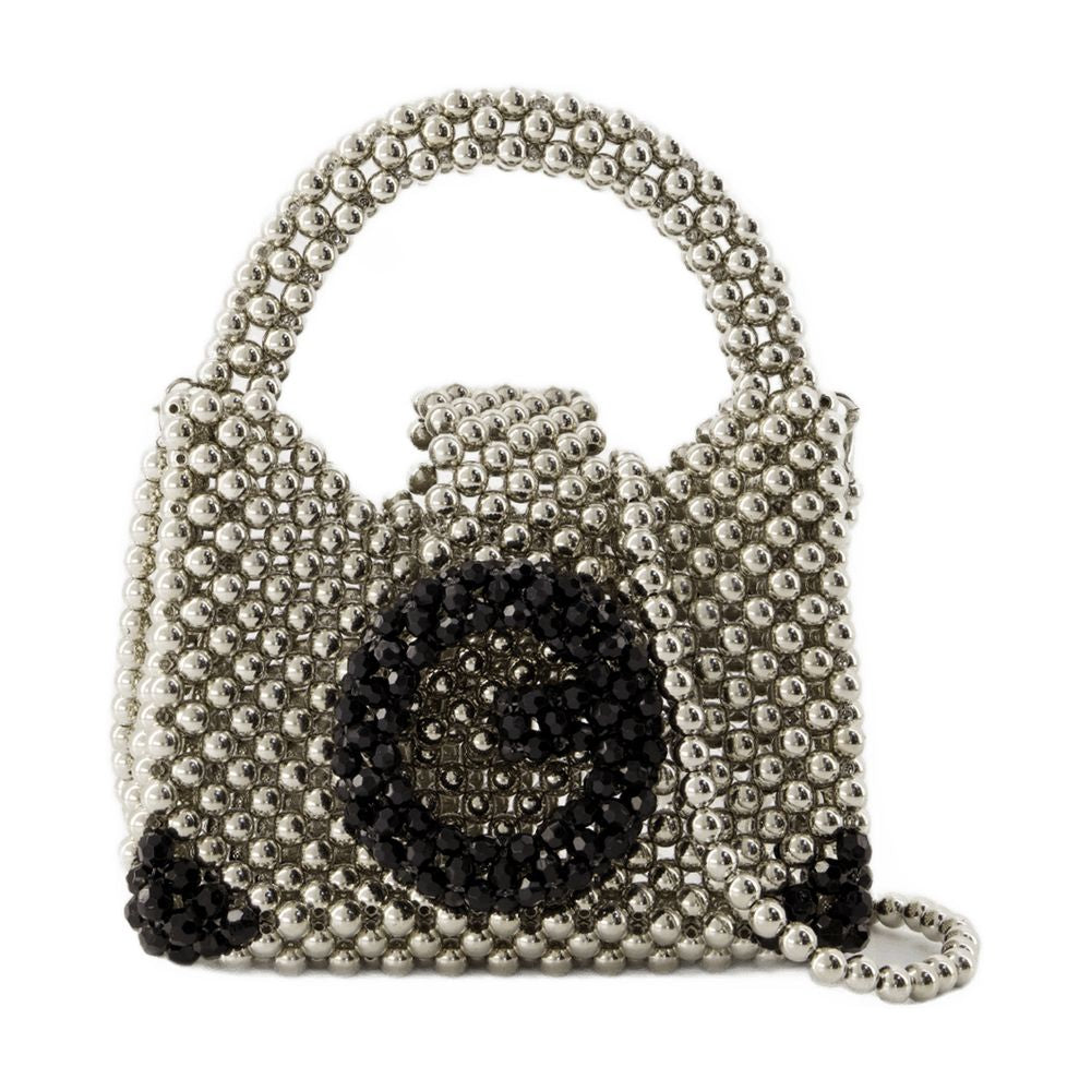 Germanier Top Handle Bag — Silver, view 2