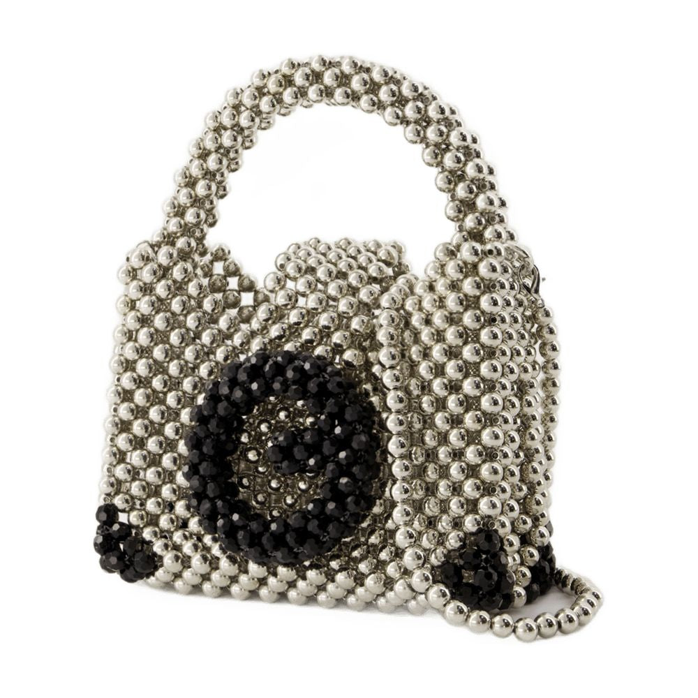Germanier Top Handle Bag — Silver, view 3