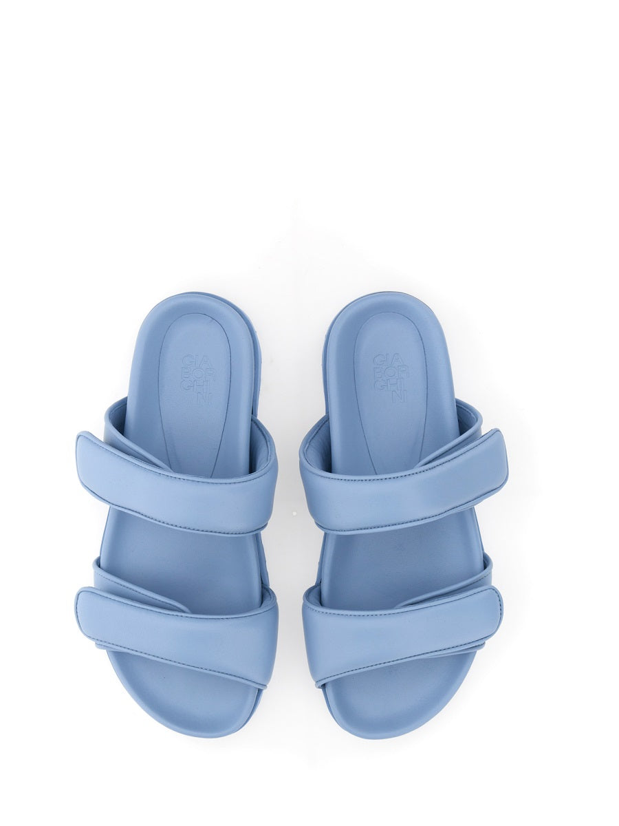 Gia Borghini Pins Sandal — Blue, view 4