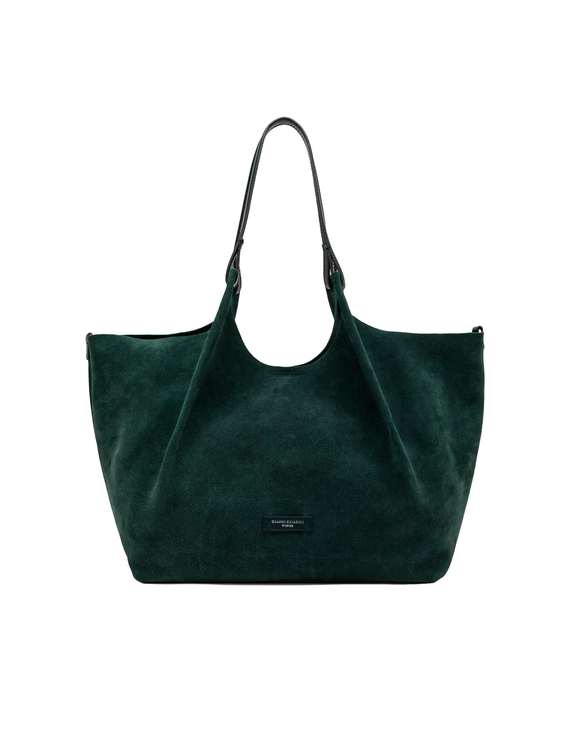 Gianni Chiarini Dua Leather Shoulder Bag — Green, view 2