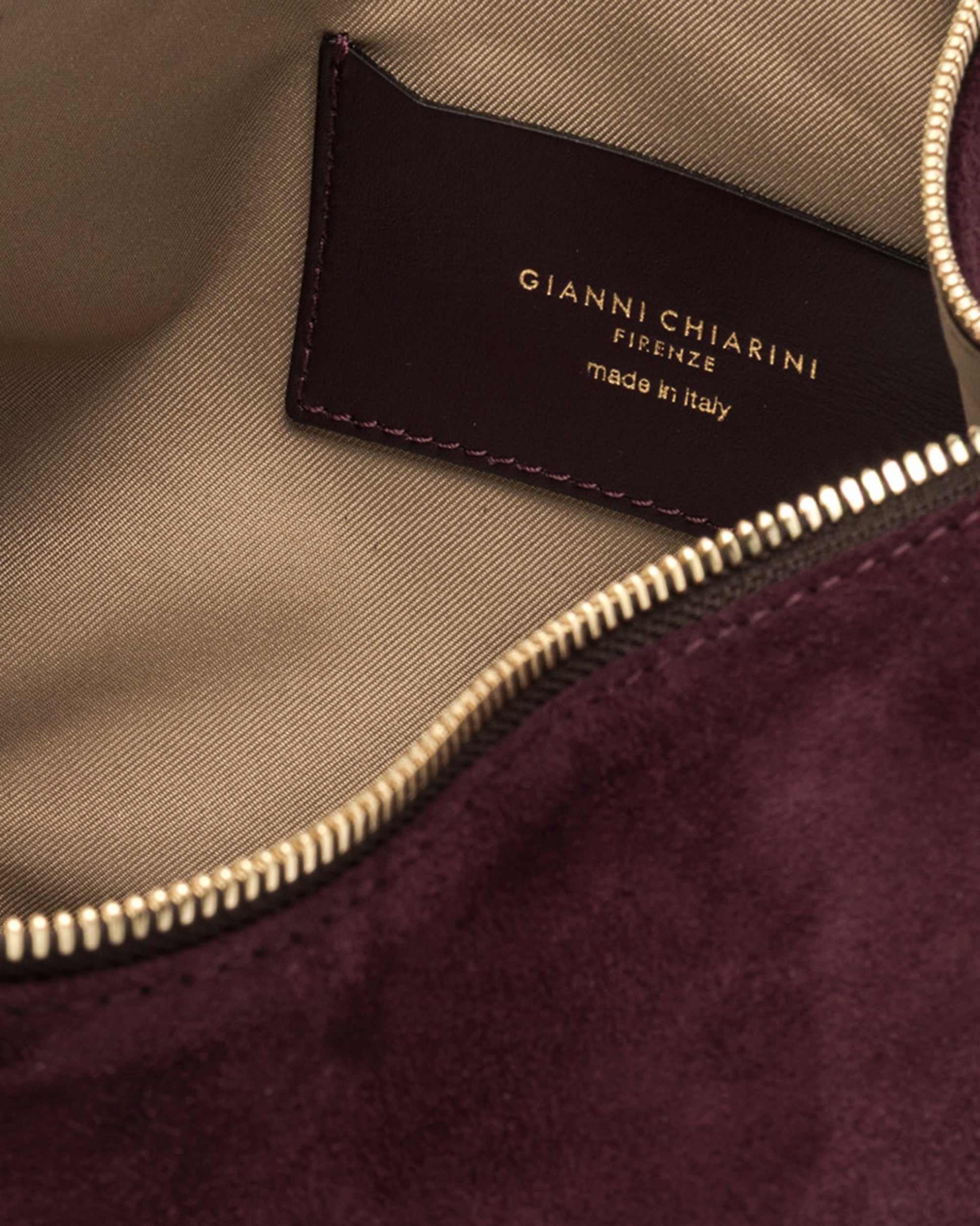 Gianni Chiarini Hobo Bag — Burgundy, view 3